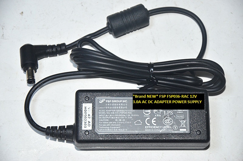 *Brand NEW*FSP036-RAC FSP 5.5*2.5 AC100-240V 12V 3.0A AC DC ADAPTER POWER SUPPLY